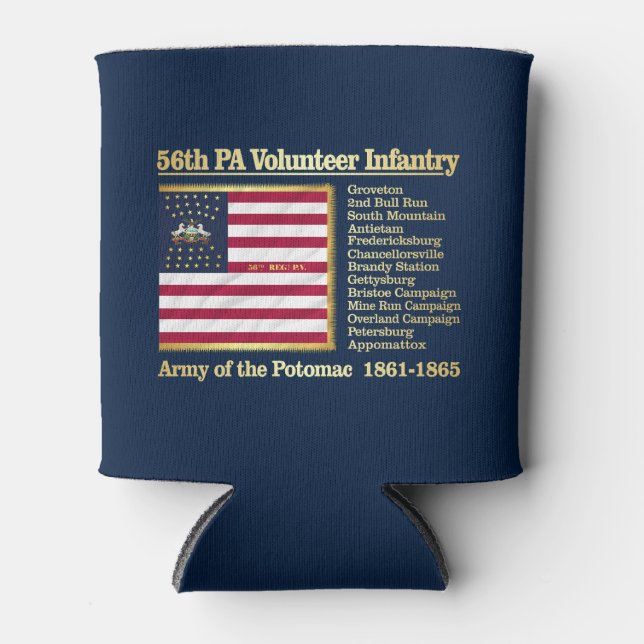 56. Pennsylvania Volunteer Infantry (BH) Dosenkühler (Vorderseite)