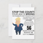 56 Years Trump Happy Birthday Present Funny<br><div class="desc">Bekleidung am besten für Männer,  Frauen,  Damen,  Erwachsene,  Jungen,  Mädchen,  Paare,  Mama,  Papa,  Tante,  Onkel,  ihn & sie,  Geburtstage,  Geburtstage,  Geburtstage,  Schulgebäude,  Abschlüsse,  Feiertage,  Weihnachten</div>