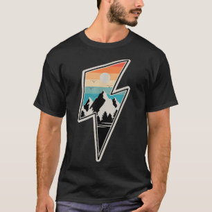 56lA Vintage Bergabenteuer Wandern Camping Leben T-Shirt