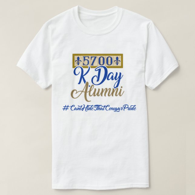 5700 Kennedy-Schüler T-Shirt (Design vorne)