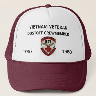 571st DUSTOFF CREWMEMBER MASCHEN-HUT Truckerkappe