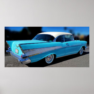 "57 CHEVY BELAIR POSTER