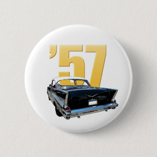 '57 Chevy hintere Ansicht der Bel-Aires Button