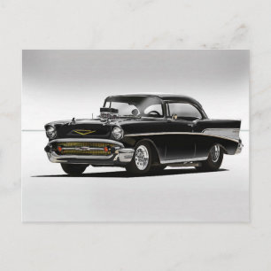 57' Chevy Pro-Street Postkarte