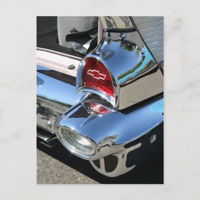 '57 Chevy Schwanz-Licht - Postkarte (Vorderseite)