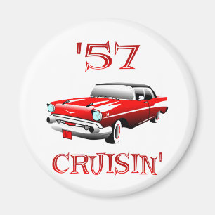 57 Crusin Car Magnet