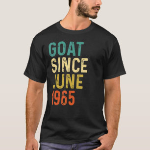 57. Geburtstag 57 Jahre alte Ziege seit Juni 1965 T-Shirt