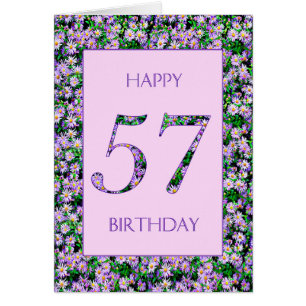 57. Geburtstag Lila Tageszeitung