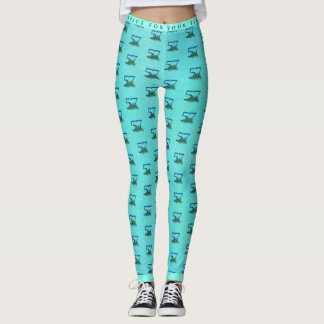 57. Geburtstag oder Jubiläum Pfauenmuster Leggings