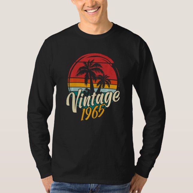 57. Geburtstag Vintag 1965 T-Shirt (Vorderseite)