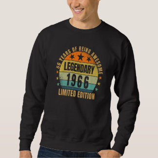 57. Geburtstag Vintages Jahr 1965 Sweatshirt