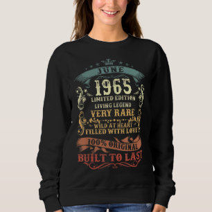 57 Jahre alt 57. Juni Geburtstag für Männer Frauen Sweatshirt