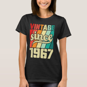 57 Jahre alte Geschenke Vintag Geboren 1967 Retro T-Shirt