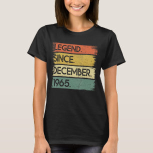 57 Jahre alte Legende seit Dezember 1965 57. Gebur T-Shirt