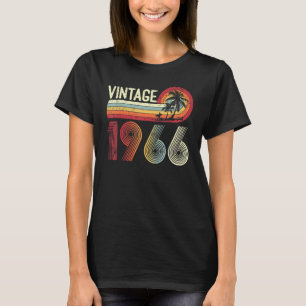 57 Jahre alte Männer Frauen Vintag 1966 Retro 57. T-Shirt