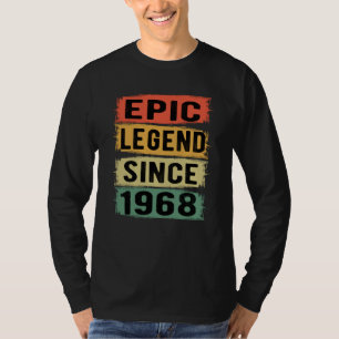 57 Jahre alter Tag 1968 Epische Legende 57. Geburt T-Shirt