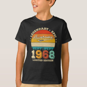 57 Jahre alter Tag 1968 Phantastisch 57. Geburtsta T-Shirt