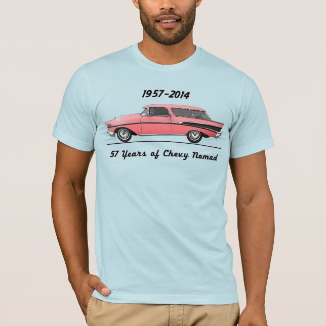 57 Jahre Chevy Nomad T-Shirt (Vorderseite)
