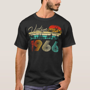 57-jährige Jungen Mädchen Vintag 1966 57. Geburtst T-Shirt