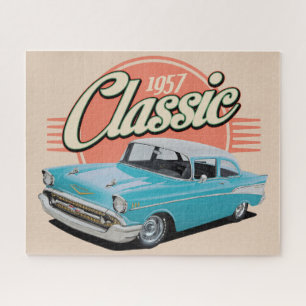 57 Klassiker-Autoreifen-Puzzle Puzzle