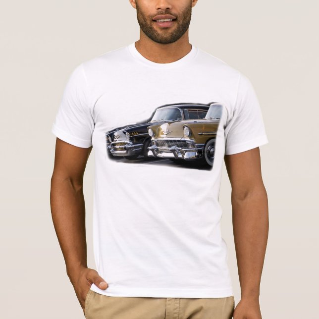 57 und 56 Chevys bereit zur Aktion T-Shirt (Vorderseite)