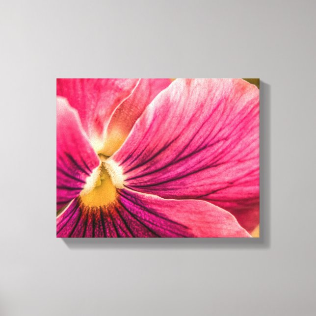 5880-Rote Pansy Leinwanddruck (Vorderseite)