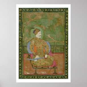 58.20/25A Portrait of Sultan Abdullah Qutb Shah se Poster