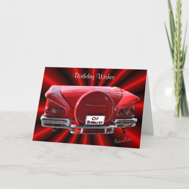 58 Classic-any occasion-customize Karte (Vorderseite)