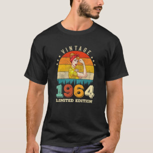58. Geburtstag 1964 Limited Edition Vintag 58 Jahr T-Shirt