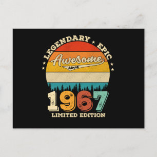 58. Geburtstag 1967 Tolles Geschenk zum 58. Geburt Postkarte