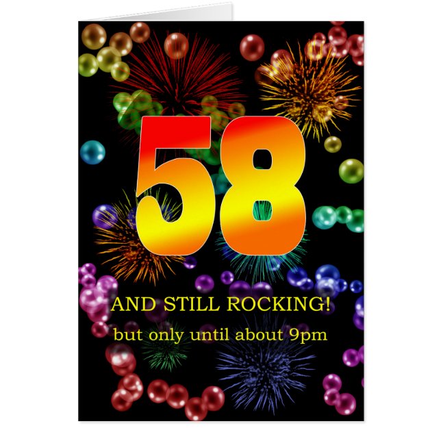 58. Geburtstag noch rocken (Vorne)