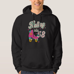 58. Geburtstag Roller Skate, die in 58 Jahre rolle Hoodie