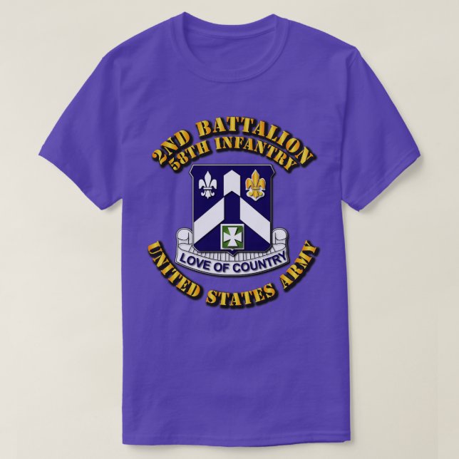 58. Infanterie T-Shirt (Design vorne)