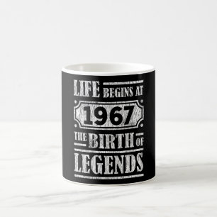 58 Jahre alt 1967 Geburt der Legende 58. Geburtsta Kaffeetasse