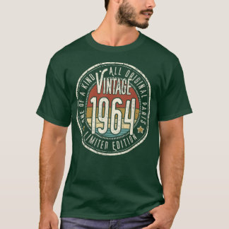 58 Jahre alt Vintag 1964 Limited Edition 58. Bir T-Shirt