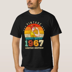 58 Jahre alter Tag 1967 Vintag 58. Geburtstagsfrau T-Shirt