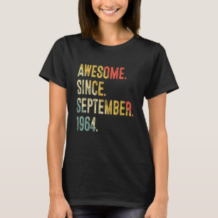 58 Jahre Phantastisch seit September 1964 58. Bir T-Shirt