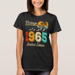 58 Jahre Vintag 1965 58. Geburtstag 1 T-Shirt