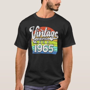 58 Jahre Vintag 1965 58. Geburtstag 1 T-Shirt