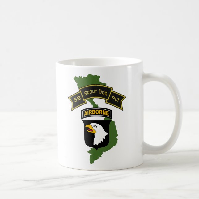 58. Kaffeetasse des Pfadfinder-Hundezug-101ID (Rechts)