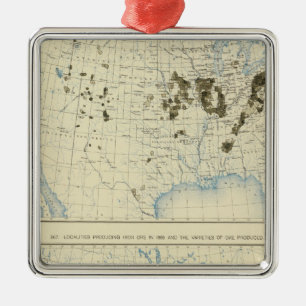 58 Kohle 1890, Eisenerz 1889 Ornament Aus Metall