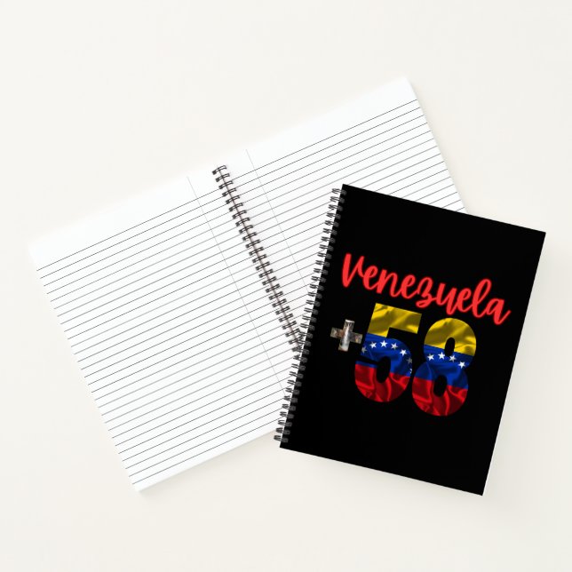 58 Venezuela Pride authentische venezolanische Wur Notizbuch (Innenseite)