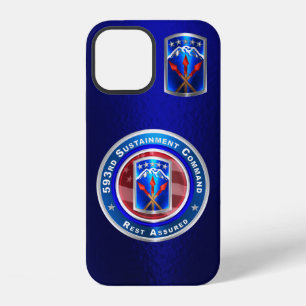 593rd Sustainment Command „Ruhe dich aus“ iPhone 12 Hülle