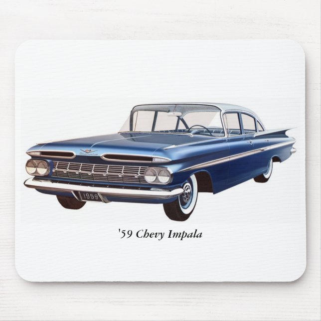 '59 Chevy Impala-Mauspad Mousepad (Vorne)