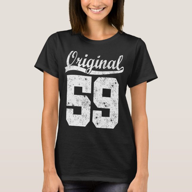 59 geborene Schenkung T-Shirt (Vorderseite)