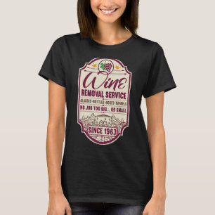 59. Geburtstag I Label Wine Decanter I Weinentnahm T-Shirt