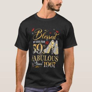 59. Geburtstag Königin von Gott gesegnet 59 Fabelh T-Shirt