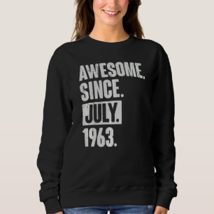 59. Geburtstag Phantastisch seit Juli 1966 Sweatshirt