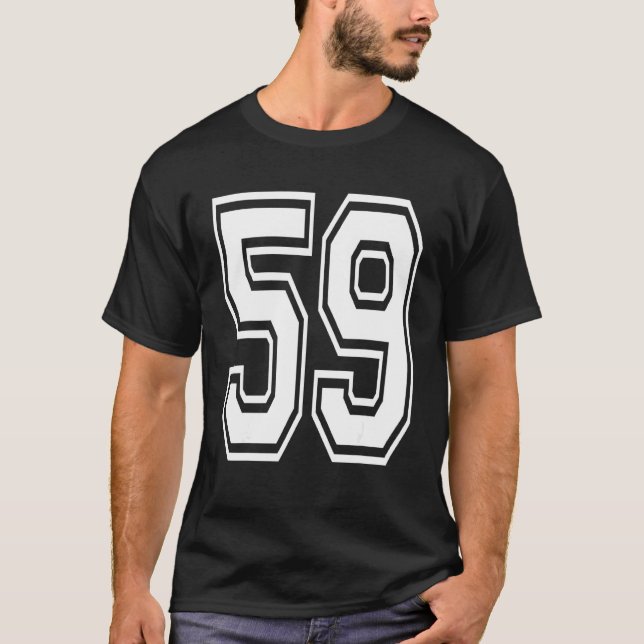 59 Geburtstagsnummer der Uni T-Shirt (Vorderseite)