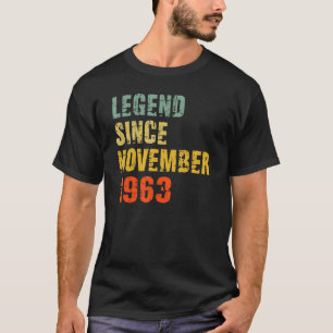 59 Jahre alt 59. Geburtstagsfeier seit November T-Shirt